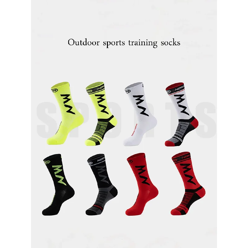 3 Pairs Of Nw Outdoor Running Training Cycling Socks, Outdoor Sports Marathon Socks, Football Basketball Socks
