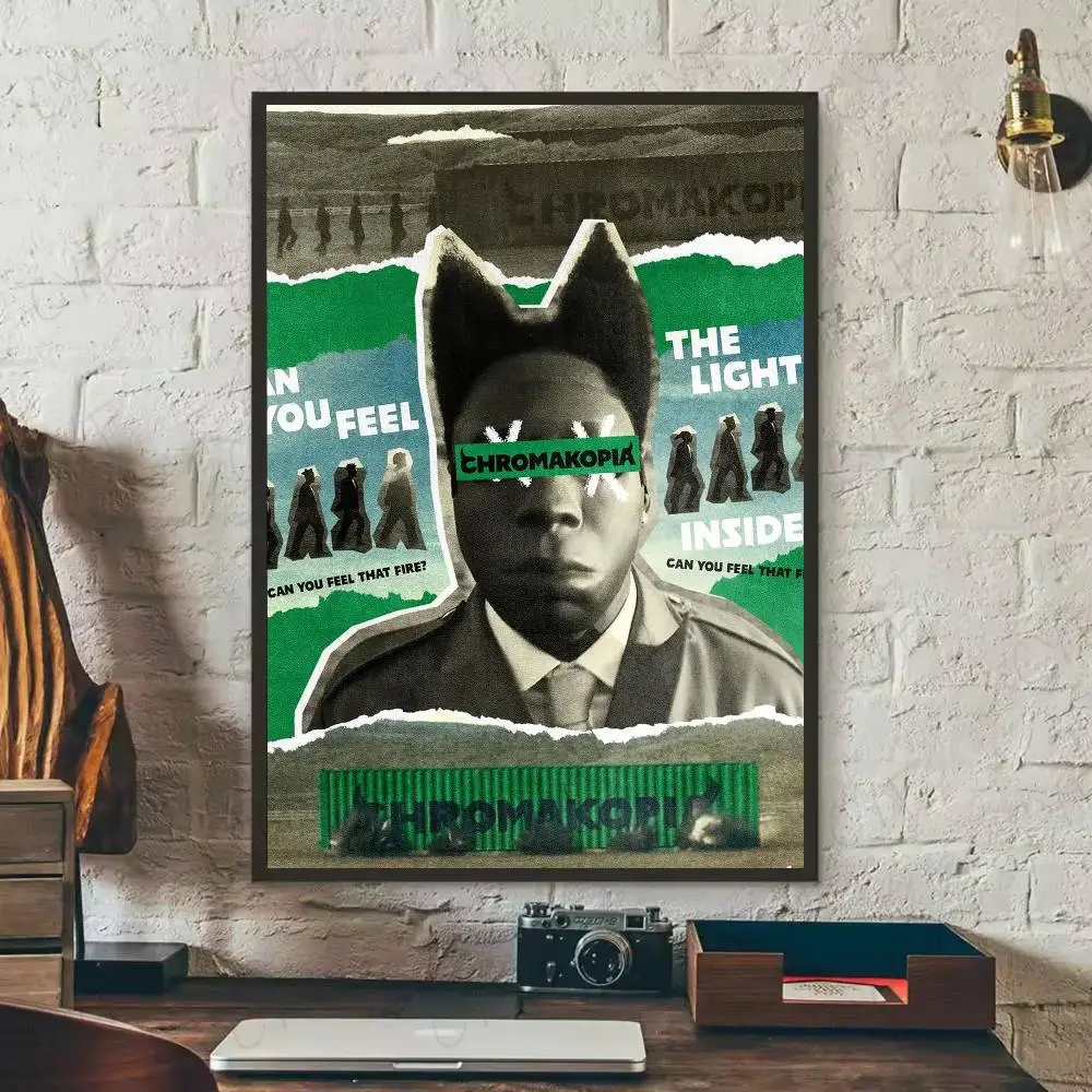 Singer T-Tyler The Creator Noid Poster  Prints Self Adhesive Home Decor Decoration Wall Decals Living Room Sticker