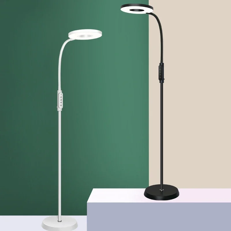 

Modern Floor Lamps LED Dimming Eye Protection Floor Lamp Nordic Living Room Stand Reading Lights Adjustable Angle of Lamp Holder