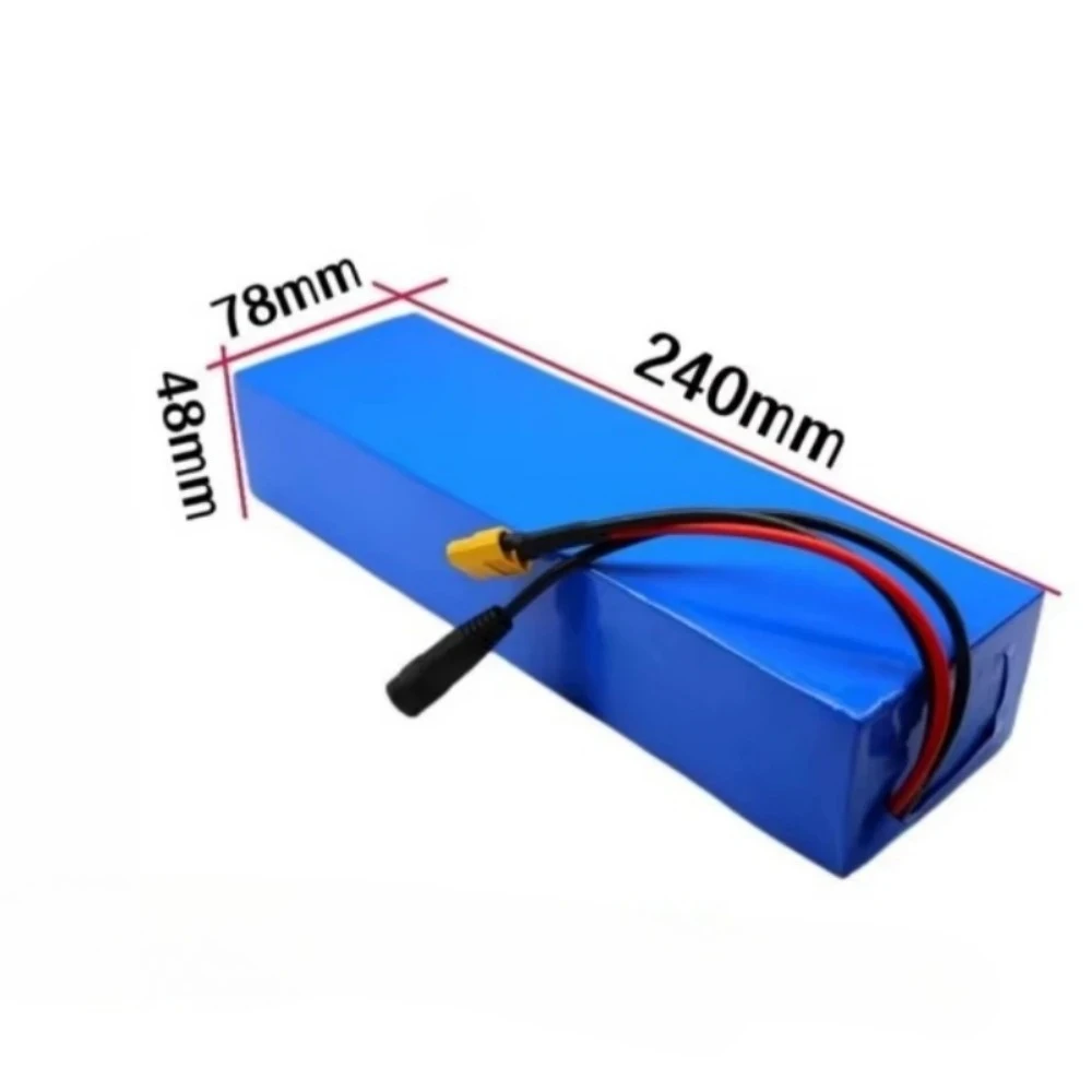10S2P 36V 10Ah 21700 Rechargeable Lithium BatteryPack With Built‑in BMS Spare Replacement Battery For 150W‑350W Electric Scooter