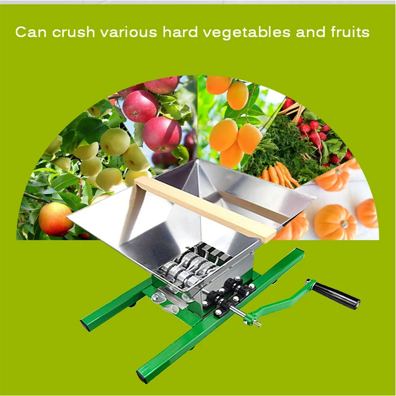 7L Apple Grape grinder hand-cranked stainless steel European-style manual hard fruit and vegetable grinder