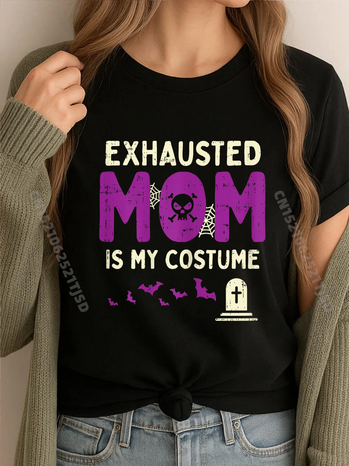 

Одинаковая мужская одежда для мам на Хэллоуин, осенняя роскошная одежда 2025 года, женские и мужские топы, футболки в Корейском стиле