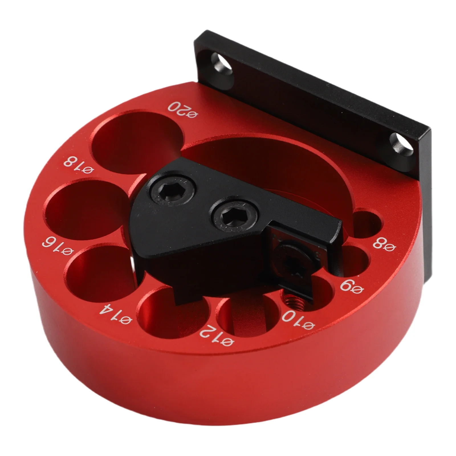 Adjustable Dowel Maker Jig 8-20mm Aluminum Alloy Round Rod Cutter Plate For Electric Drill Woodworking Milling Auxiliary Tool