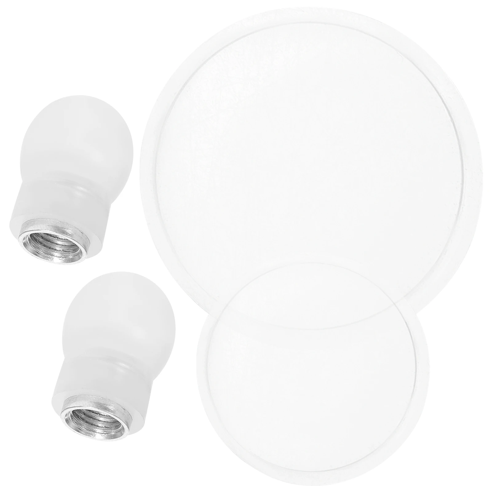 

Stethoscope Diaphragm 1 Pair White Floating Membrane Adult Kids Pediatric Accessory Replacement Parts Ear Tips Safe Material