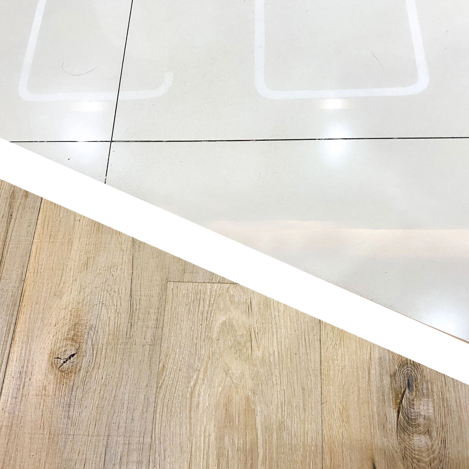 

1 Roll Floor Transition Strip PVC Smooth Stain Resistant Carpet to Tile Transition Strip Flooring Edging Trim for Door