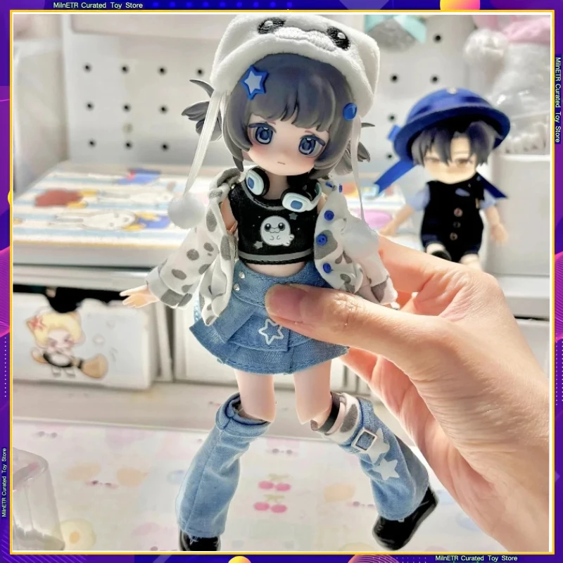 

Freedom Advocatas Kawaii Bjd Doll Blind Box Girl Model Anime Action Figure Desktop Decor Birthday Gift Trendy Collectible Series