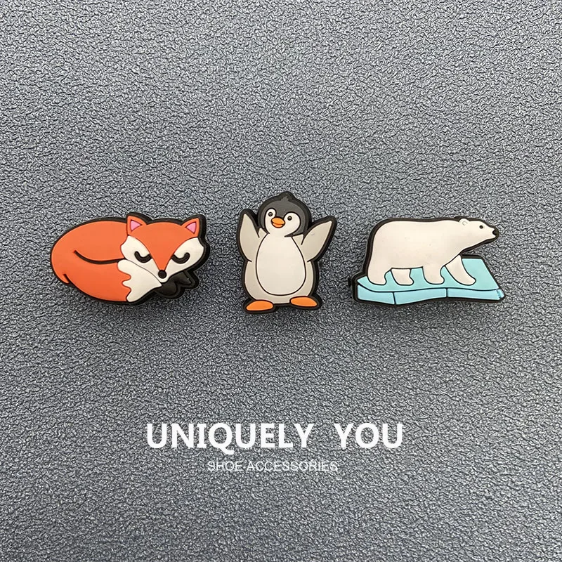 shoe charms Extremely cold animals Shoe Accessories Fashion Decorations for Cross Shoes