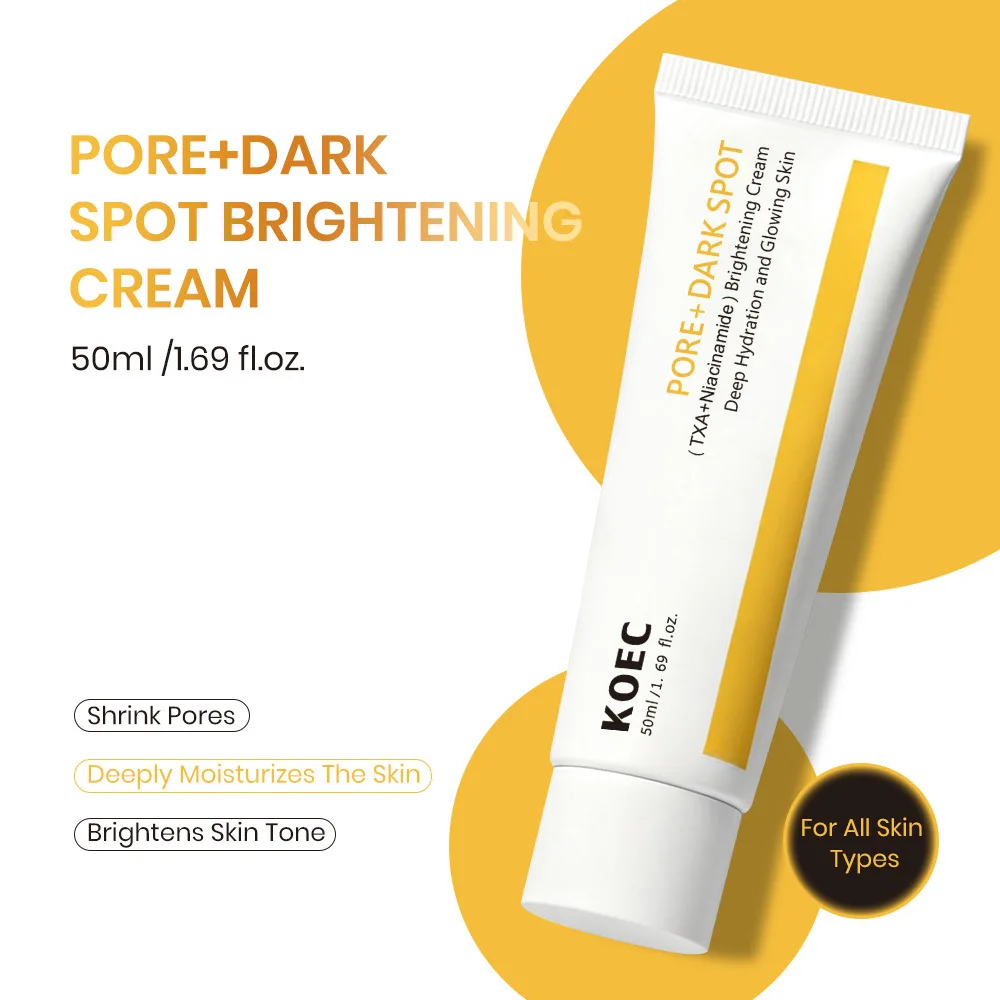 1/2PCS Pore Minimizer & Radiance Cream for Dull Skin | Lightweight Hydrating Moisturizer, Evens Skin Tone, Sensitive Skin