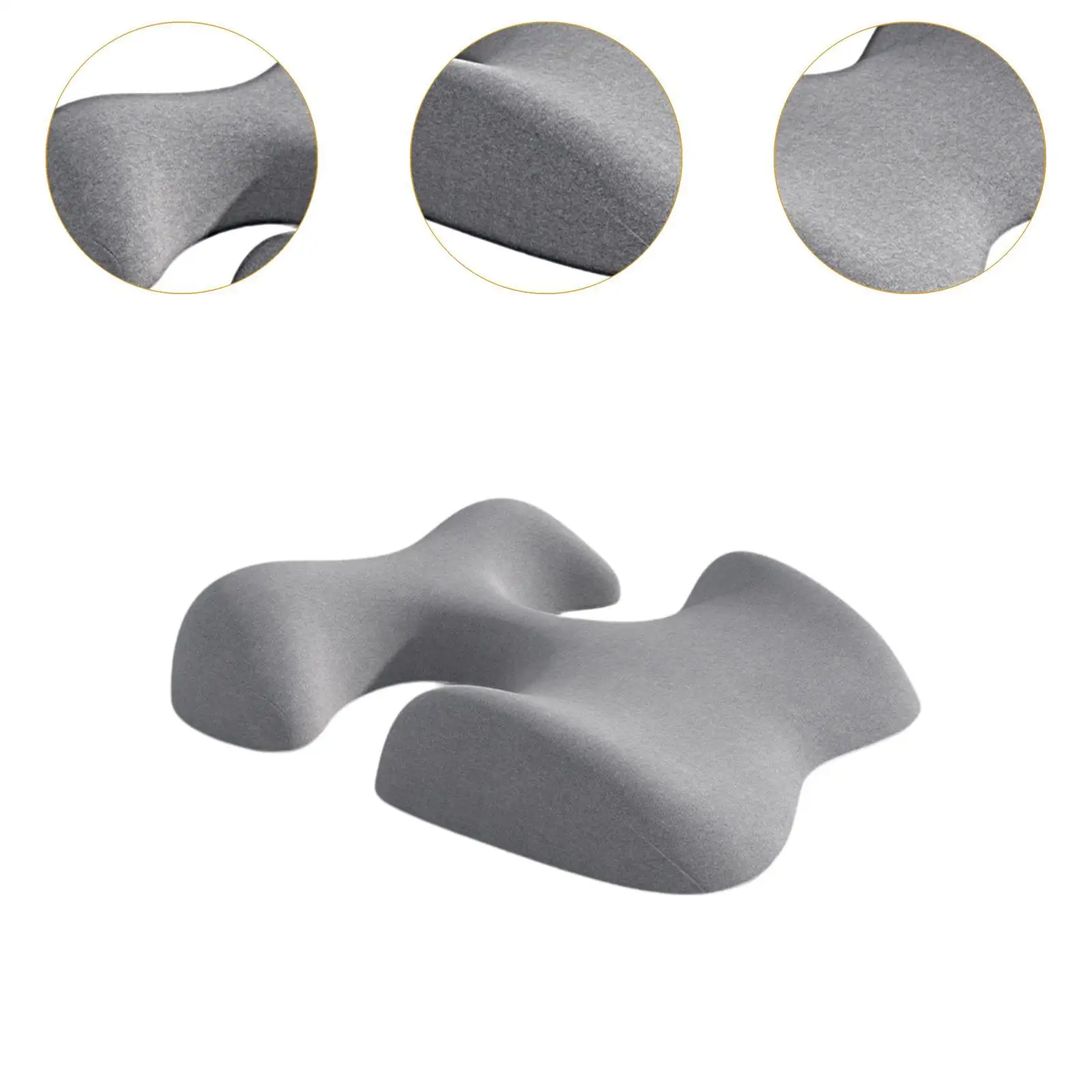 Comfortable Memory Foam Massage Table Breast Pillow with Hollow Chest Cutout Ergonomic Prone Face Rest Cushion for Professional