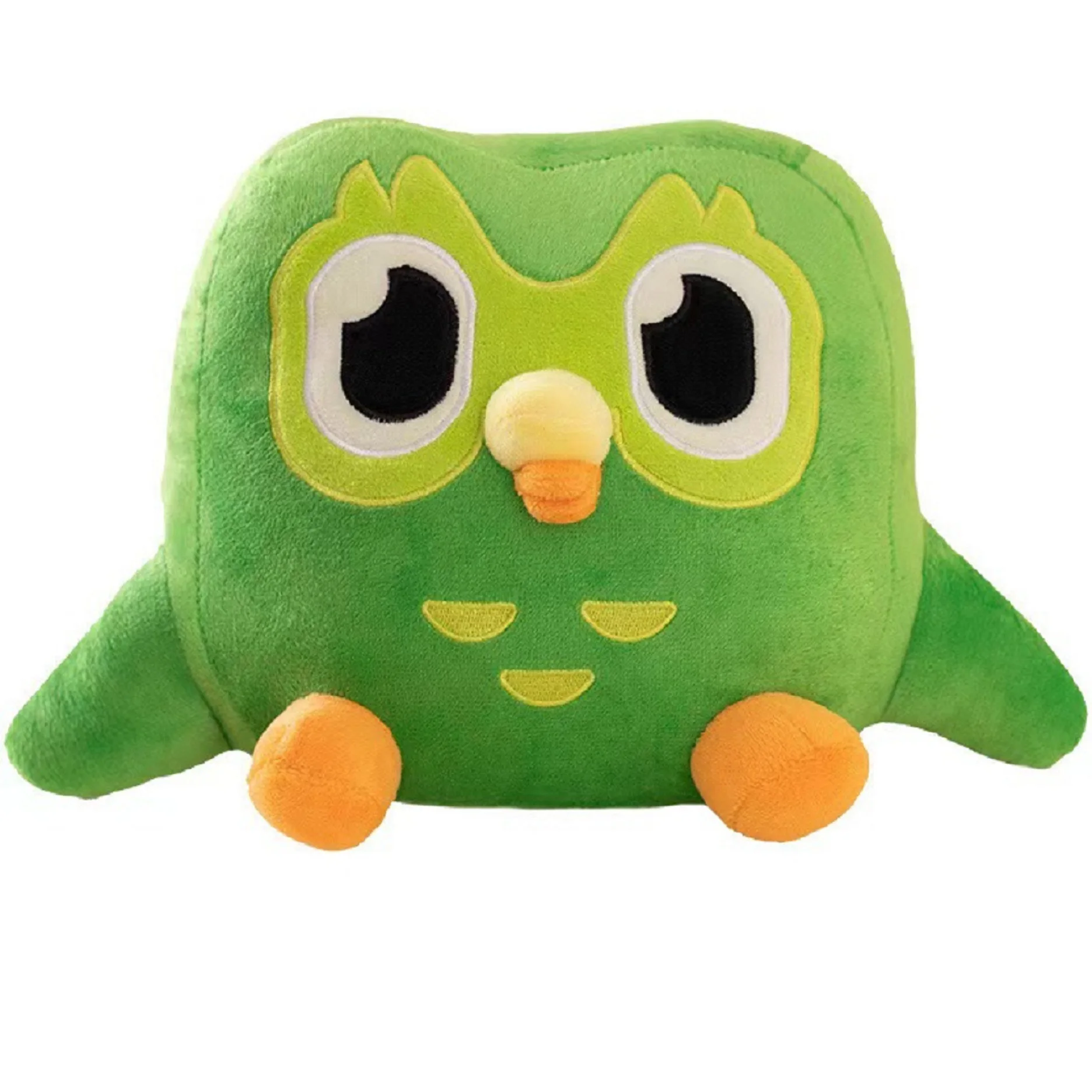 Green Duolingo Owl Plush Toy Duo Plushie Of Duo The Owl Cartoon Anime Owl Doll Soft Stuffed Animal Toy Children Birthday Gift