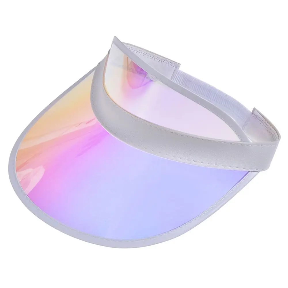 1PC Plastic Transparent Empty Top Women Men Anti-UV Sunshade Hat Summer Baseball Hat Bicycle Sun Hat Visor Caps New Fashion