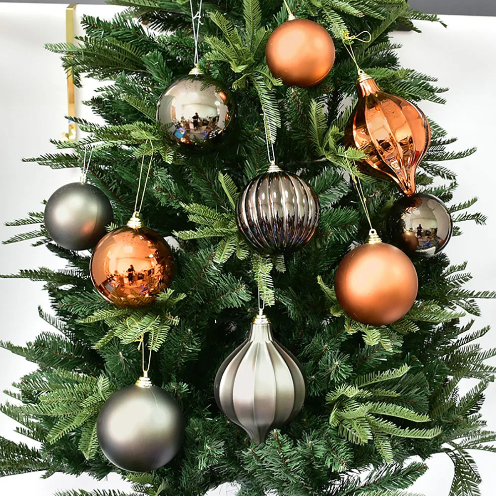 8cm/10cm/12cm/20cm Christmas Ball Ornaments Xmas Tree Decorations Hanging Pendant New New Year Gifts Navidad Home Party Decor