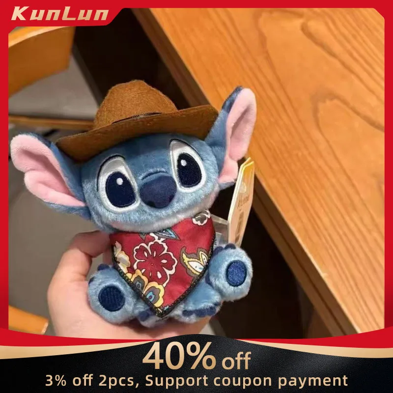 

Cowboy Hat Plush Keychain Doll for Bag Purse Western Style Keyring Cute Changeable Backpack Charm Gift Collectible Ornament Toy
