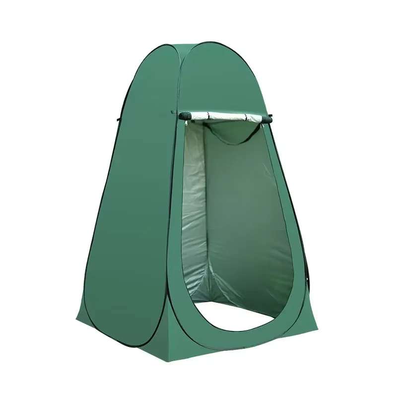 Portable Outdoor Shower Tent Heavy Duty Privacy Shelter for Camping Beach Changing Room Mobile Bathing Stall with Floor Mat