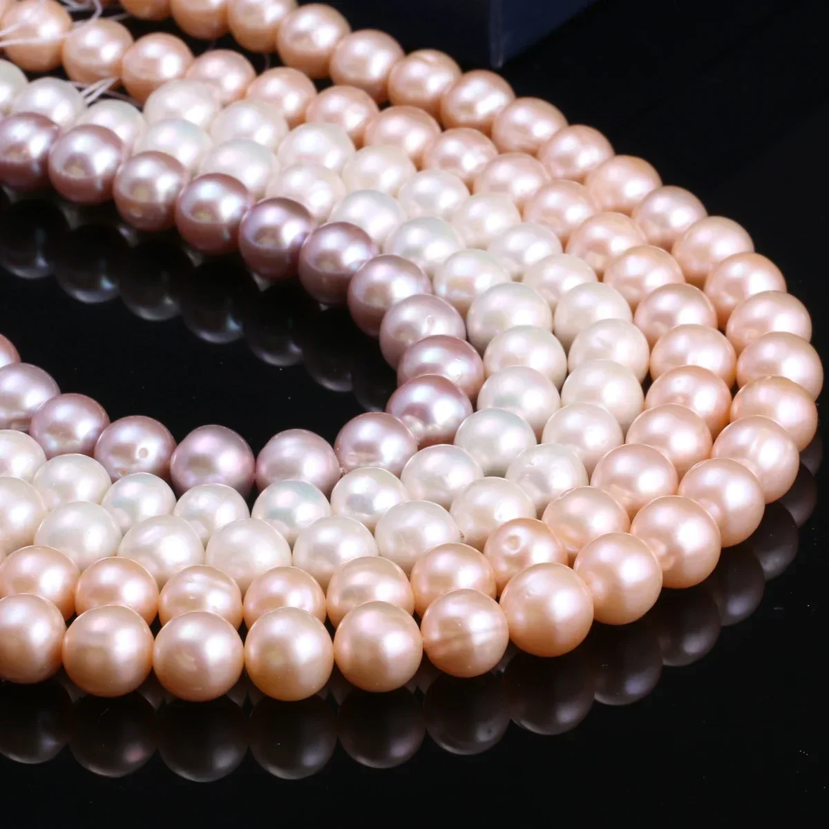 AAAAA 10-11mm Nearround High Quality Natural Freshwater Pearl Loose Spacer Bead for Jewelry MakeDIY Necklace Bracelet Women Gift