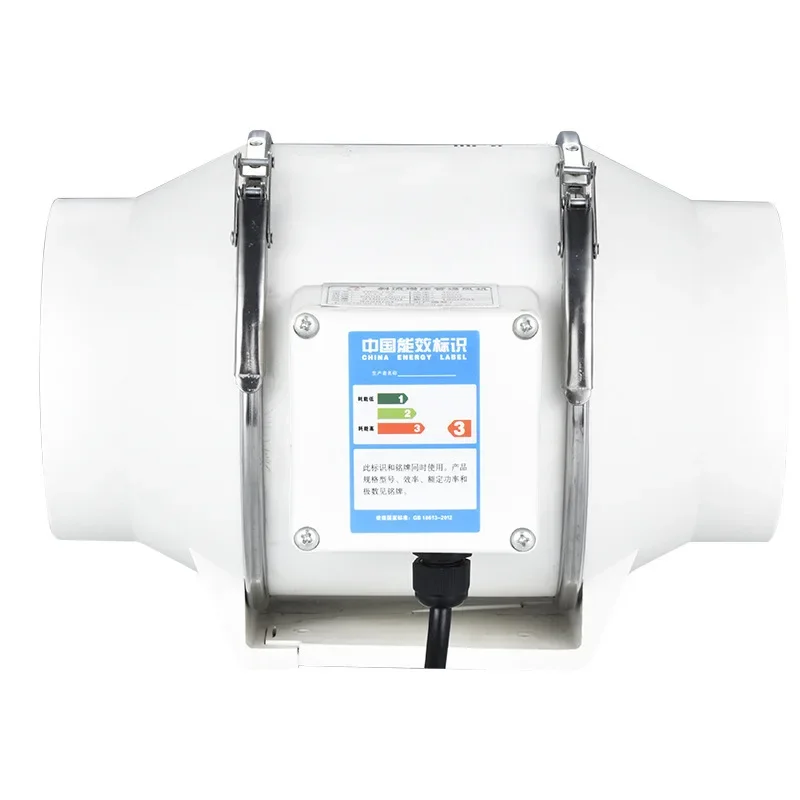 4 Inch 220V Exhaust Fans Home Inline Pipe Duct Fan Extractor Ventilation Kitchen Toilet  Air Clean Ventilator Diagonal Flow Fan