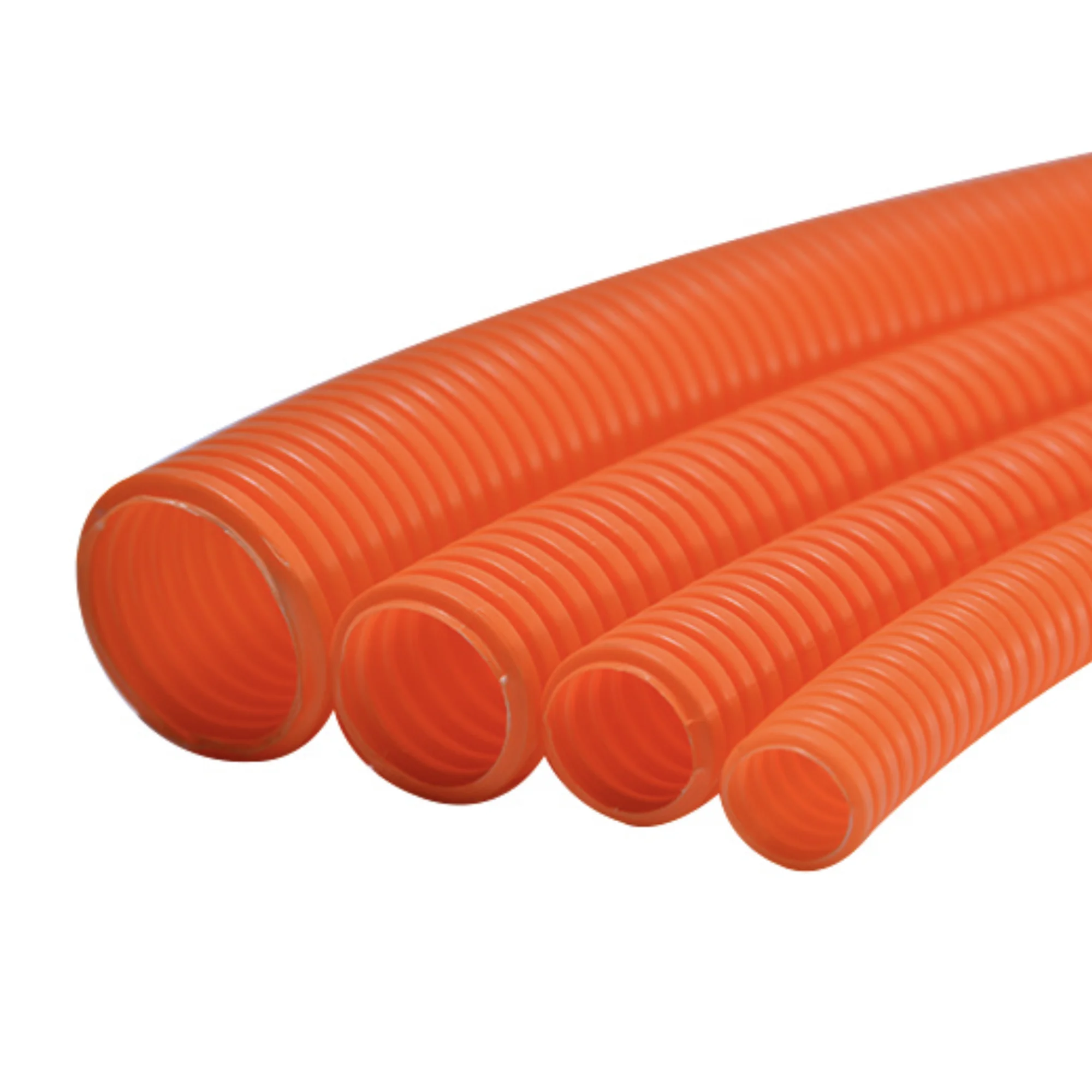 PP Non-Split and flame resistant Corrugated Conduit Wire Loom 6mm Inner Dia 9mm Outer 400M Roll