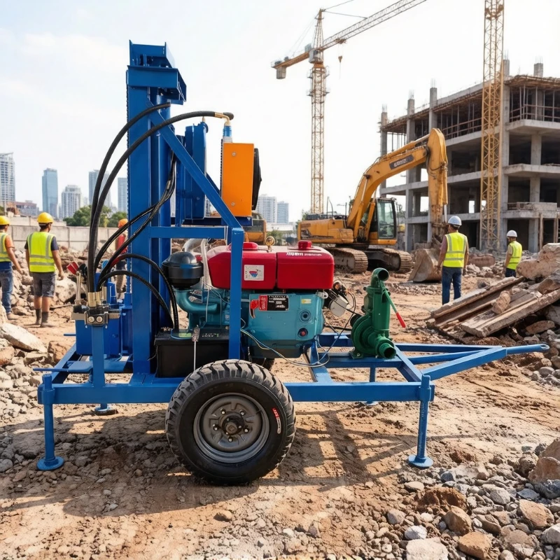 

Hot Selling Mini Deep Water Well Drilling Machine Portable Bore Well Drilling Rig 100m 200m Rotary Drill Equipment For Sale