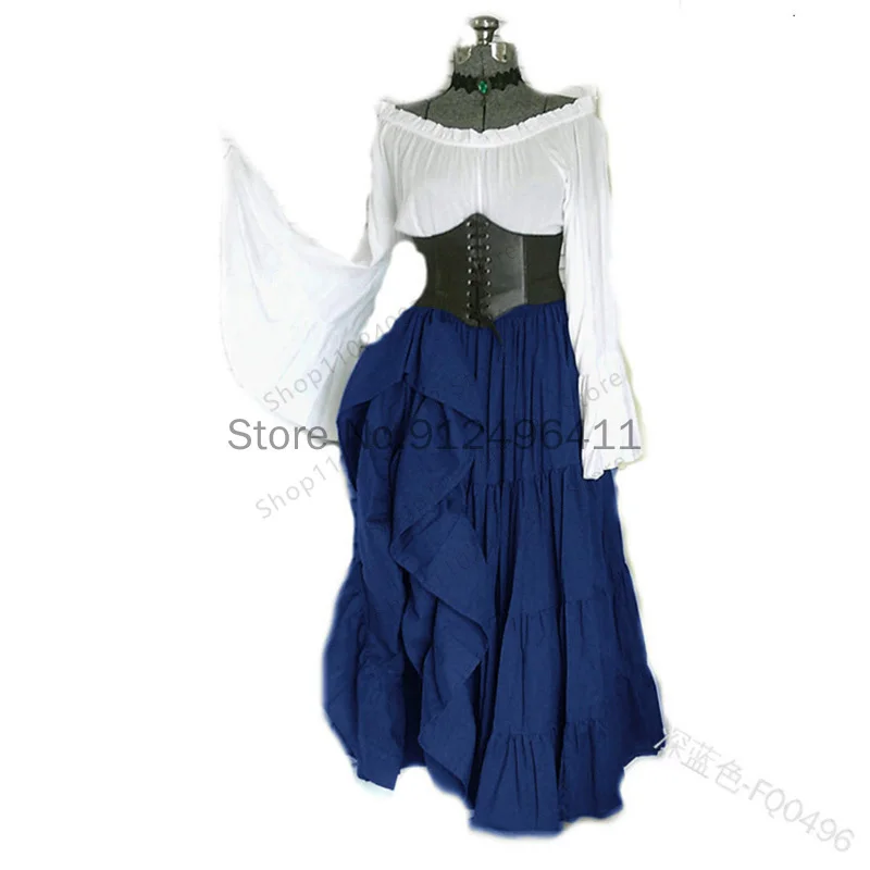 Masquerade Victorian Gothic Queen Evening Dress Medieval Renaissance Elf Princess Lolita Party Women Dance Retro Cosplay Costume