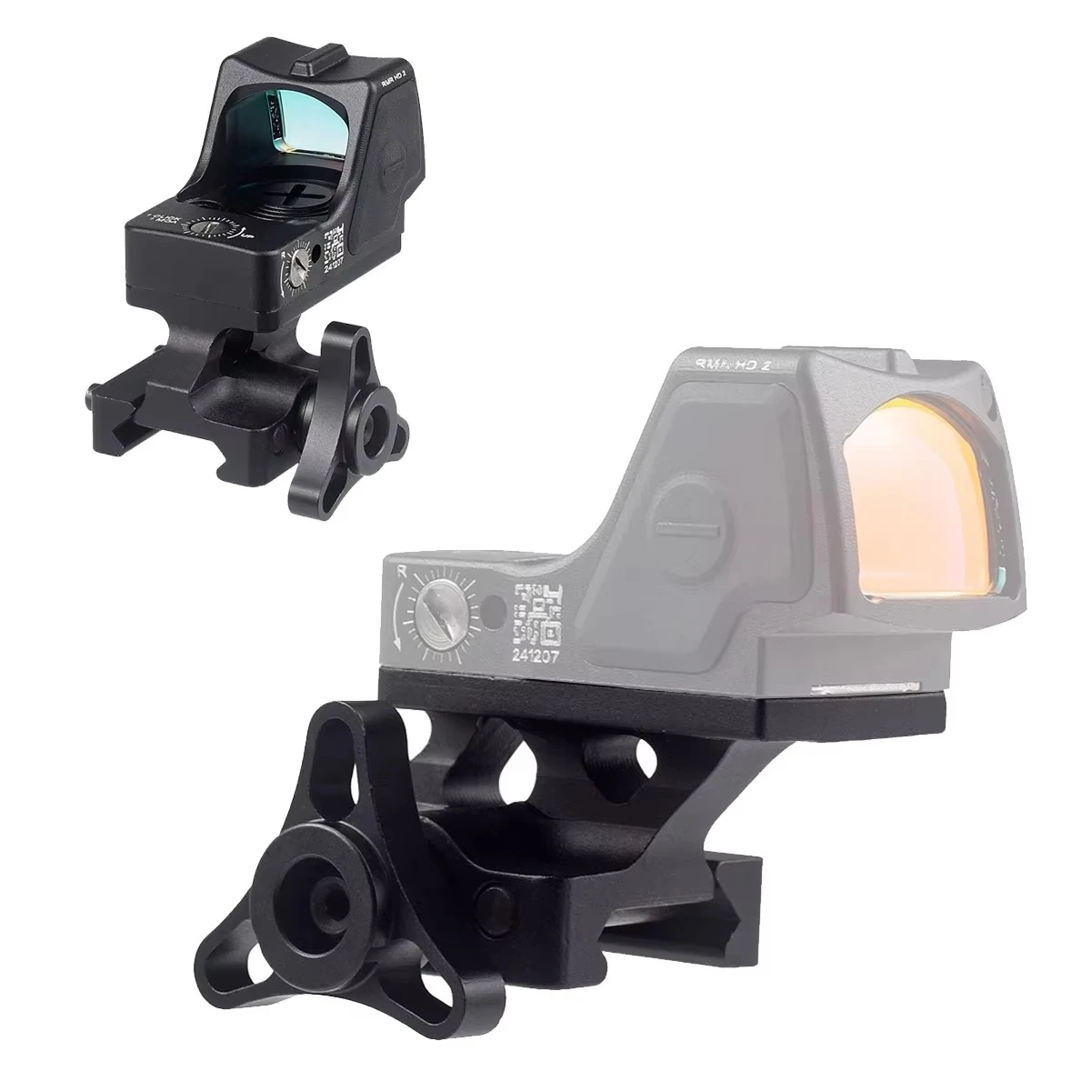 Tacticial RM 20mm Picatinny Rail Raise Mount fit RM HD Red Dot Quick Release Lower 1.3 inch Base Hunting Airsoft Accessories