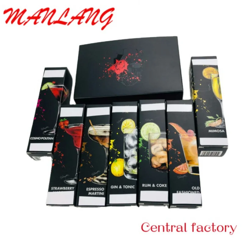 

Custom Custom Logo 50ml 100ml UV Spot Packaging Box Foldable Flat Paper Box For Alcoholic Drink Packaging Box Essential Oil Bo