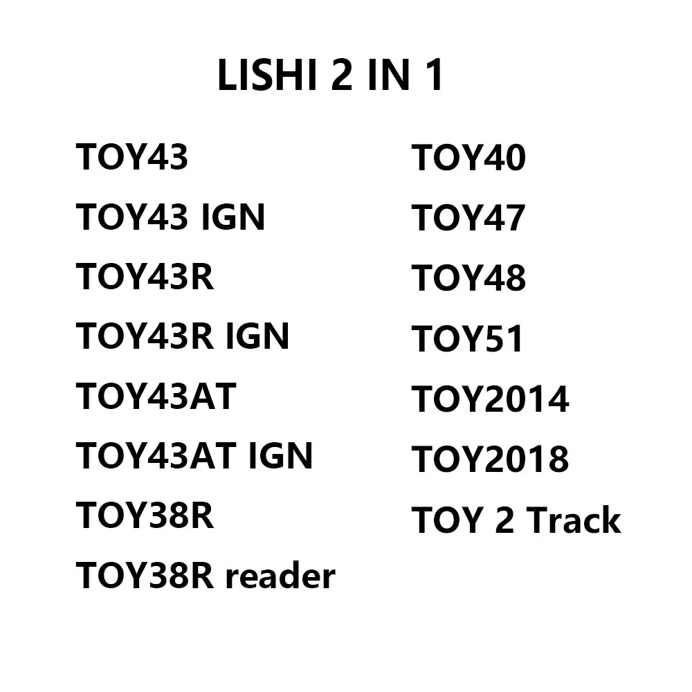 Lishi 2 in 1 Tool YH35 YH35r-mag YM15 YM23 YM28 YM30 SX9 MAZ26R MAZ24R-2020 MAZ24R-2024 for MAZDA2014 MAZDA2024-SM JAC01 JAC02
