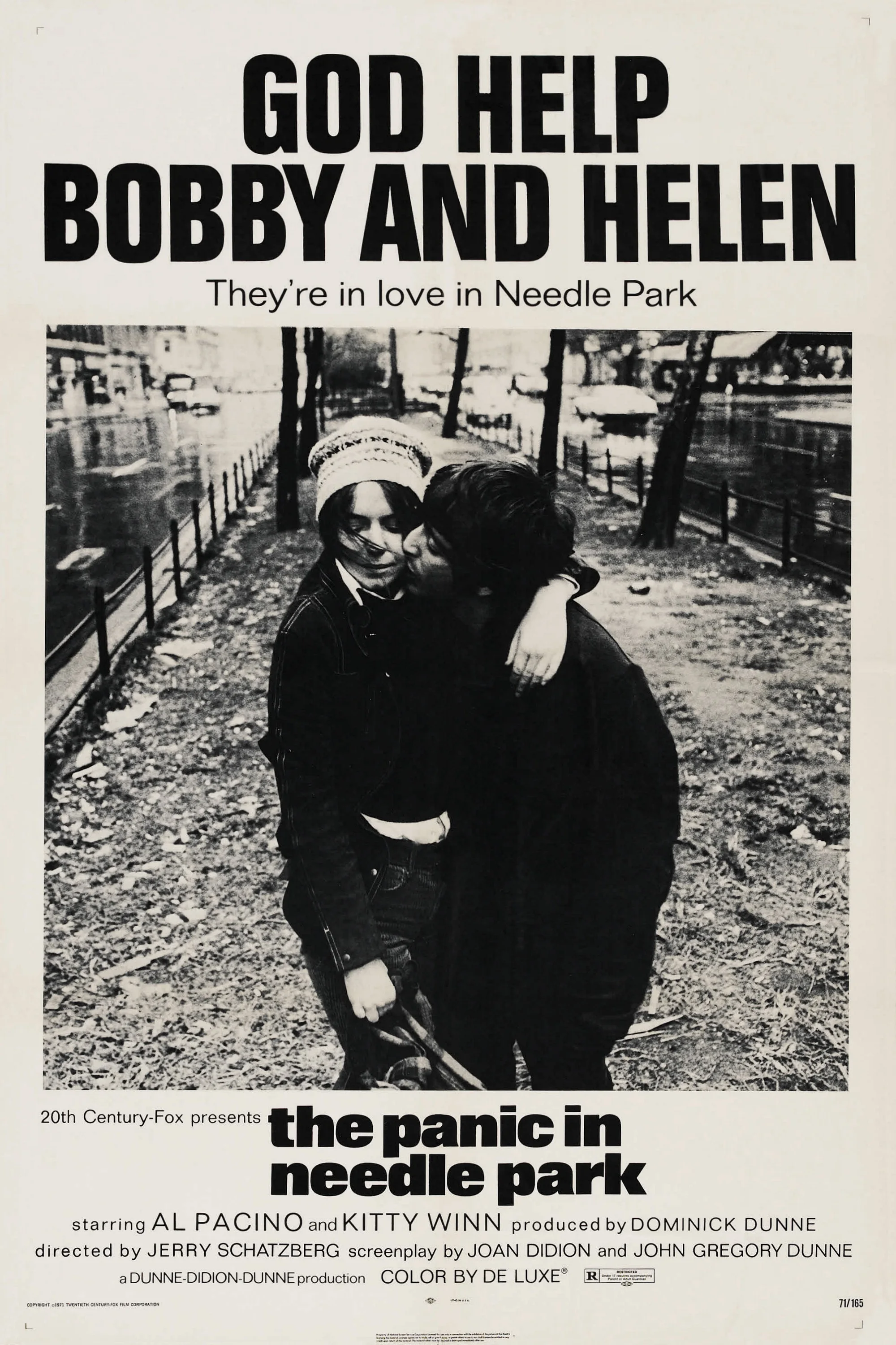 Movie The Panic in Needle Park (1971) Poster Canvas Painting Wall Art Home Decor