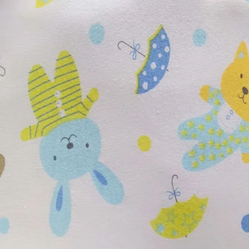 ABDL Adult Baby Diaper Brief Cartoon Pattern With Inside Padding Cotton Training Pant Washable Diaper Panties Study Pants Couple