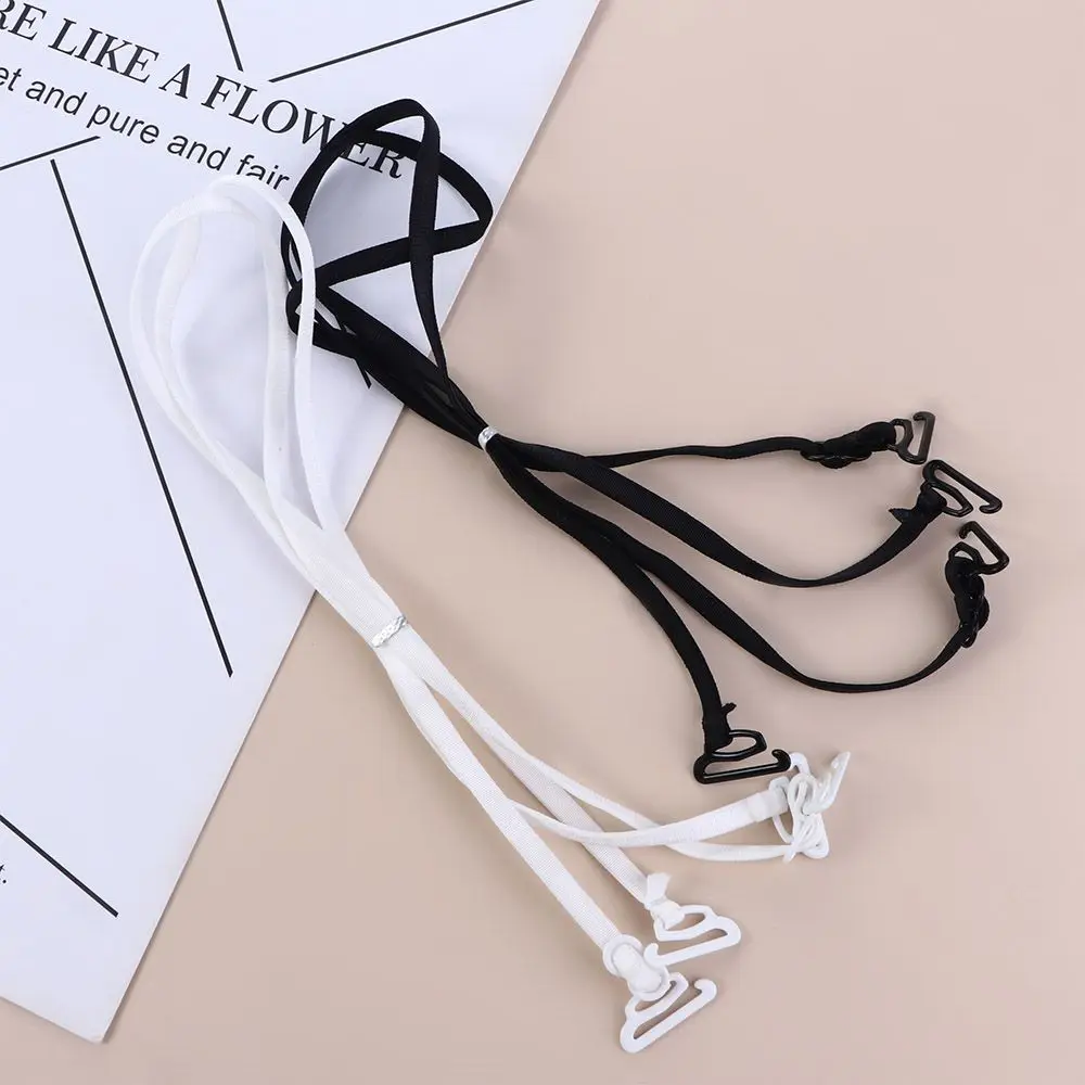 Intimates Accessories Non-slip Solid Color Invisible Straps Shoulder Straps Pectoral Girdle Bra Straps Adjustable Bra Belt