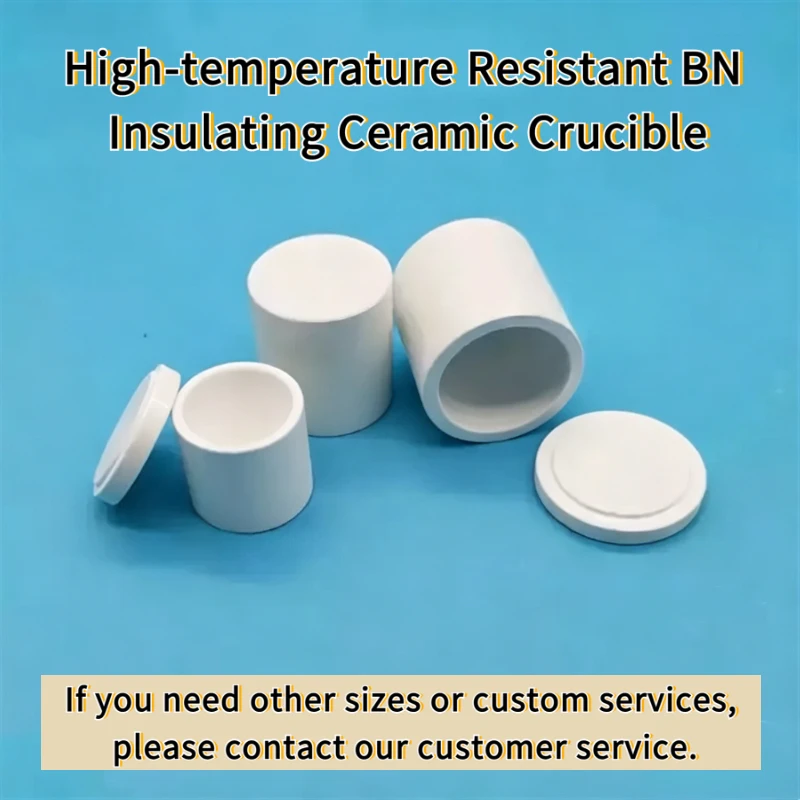Boron Nitride Crucible, High Temperature BN Insulating Ceramic Crucible Vacuum Furnace