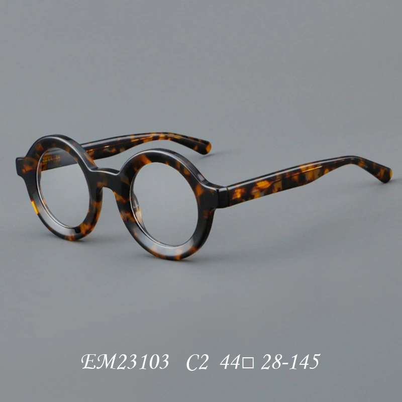 Tortoise Retro Round Thick Vintage Reading Glasses Men Optical Glasses Frame Women Glasses Prescription Frame Shades Eyewear