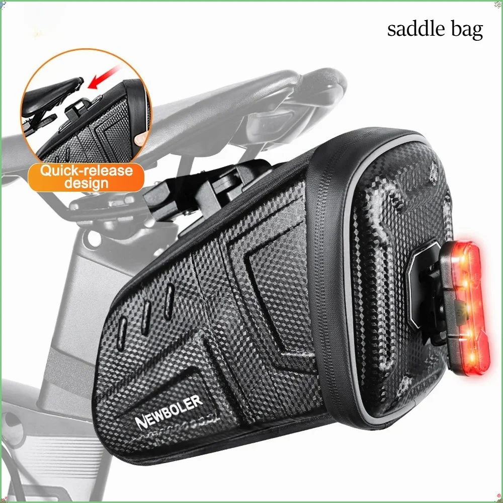 

1.5L/2.5L Waterproof Bicycle Saddle Bag with Reflective Strip for MTB & Road Bikes Outdoor Cycling Gear Bag Accessories