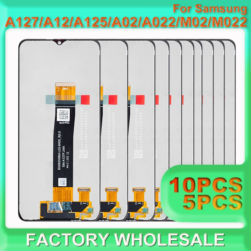 factory-wholesale-10-pieces-lot-premium-lcd-for-samsung-galaxy-a127-display-touch-screen-digitizer-panel-assembly-samsung-a12