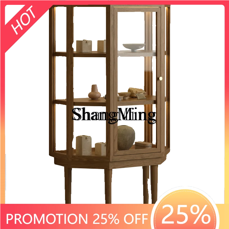 

FG good-looking cabinet antique boutique display cabinet jewelry tea room Wenwan jade ceramic display cabinet window