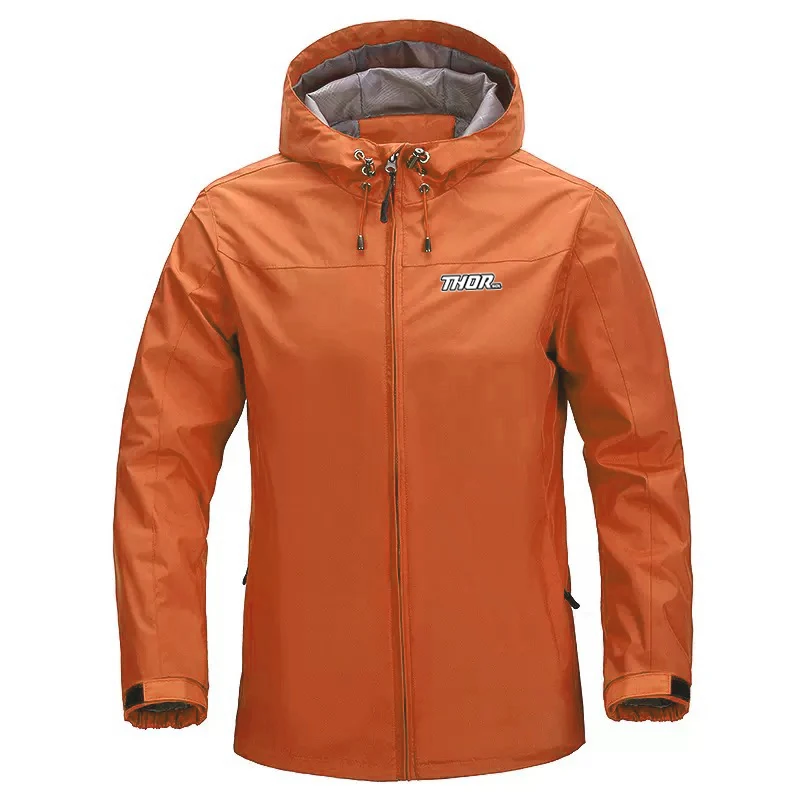 THORSOL naranja impermeable chaqueta de carretera Hombre bicicleta de montaña chaquetas de Ciclismo nuevo abrigo de bicicleta de carretera Corta Vientos Ciclismo Hombre Mtb