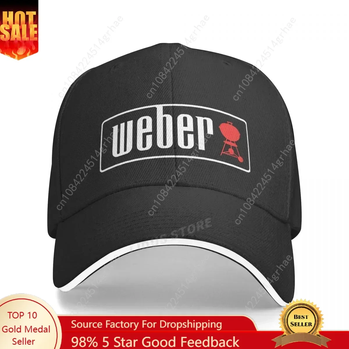 

New Summer Caps Casual Adjustable BBQ Outdoor Weber Baseball Cap Men Weber Hats