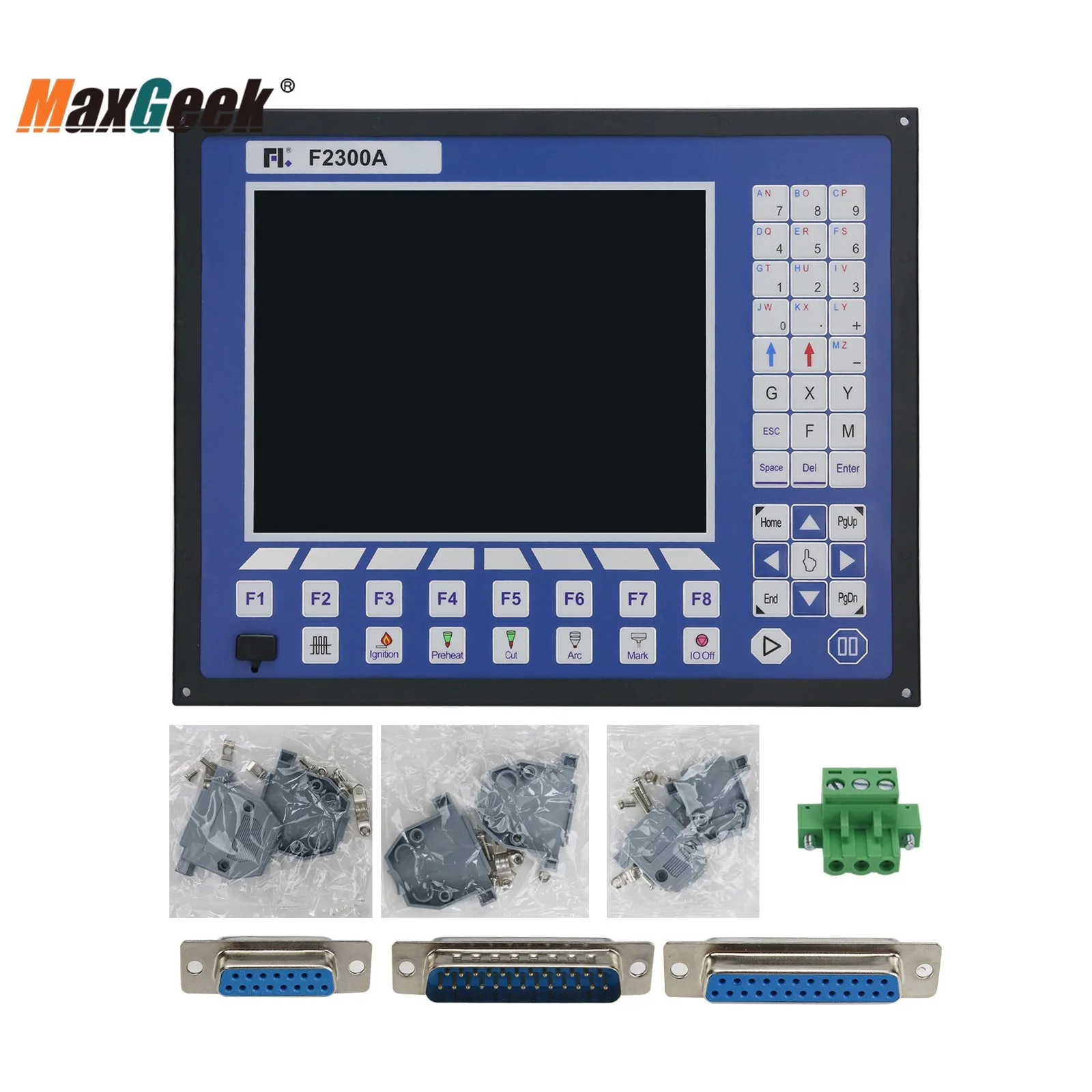 

Maxgeek F2300A 2-Axis CNC Controller System for Flame Plasma Gantry Cutting Machines
