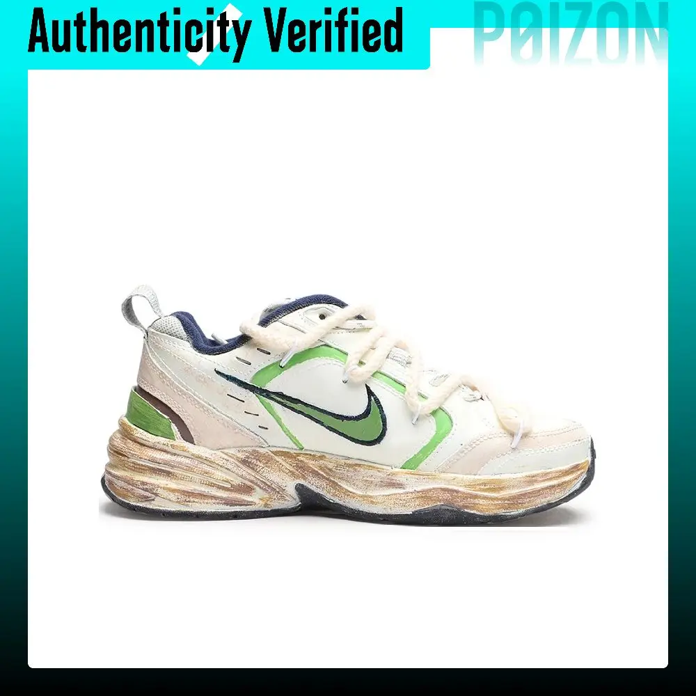 Nike Air Monarch 4 Low top Chunky Sneakers Unisex 415445-102(Team130-VAMparty)