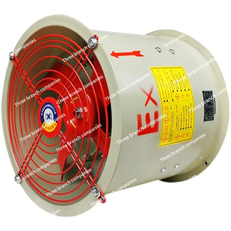 

Explosion-Proof Axial Flow Fan 220 V380v Industrial Pipe Strong Mute Ventilation Ventilation Ventilating Fan Metal