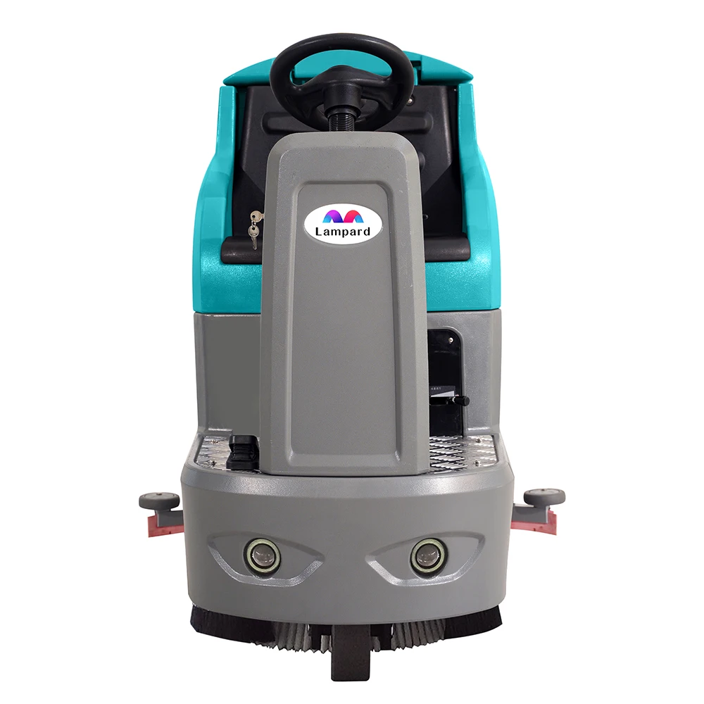 Warehouse Tile Floor Cleaner Industrial Ride-on Floor Scrubber Dryer Machine