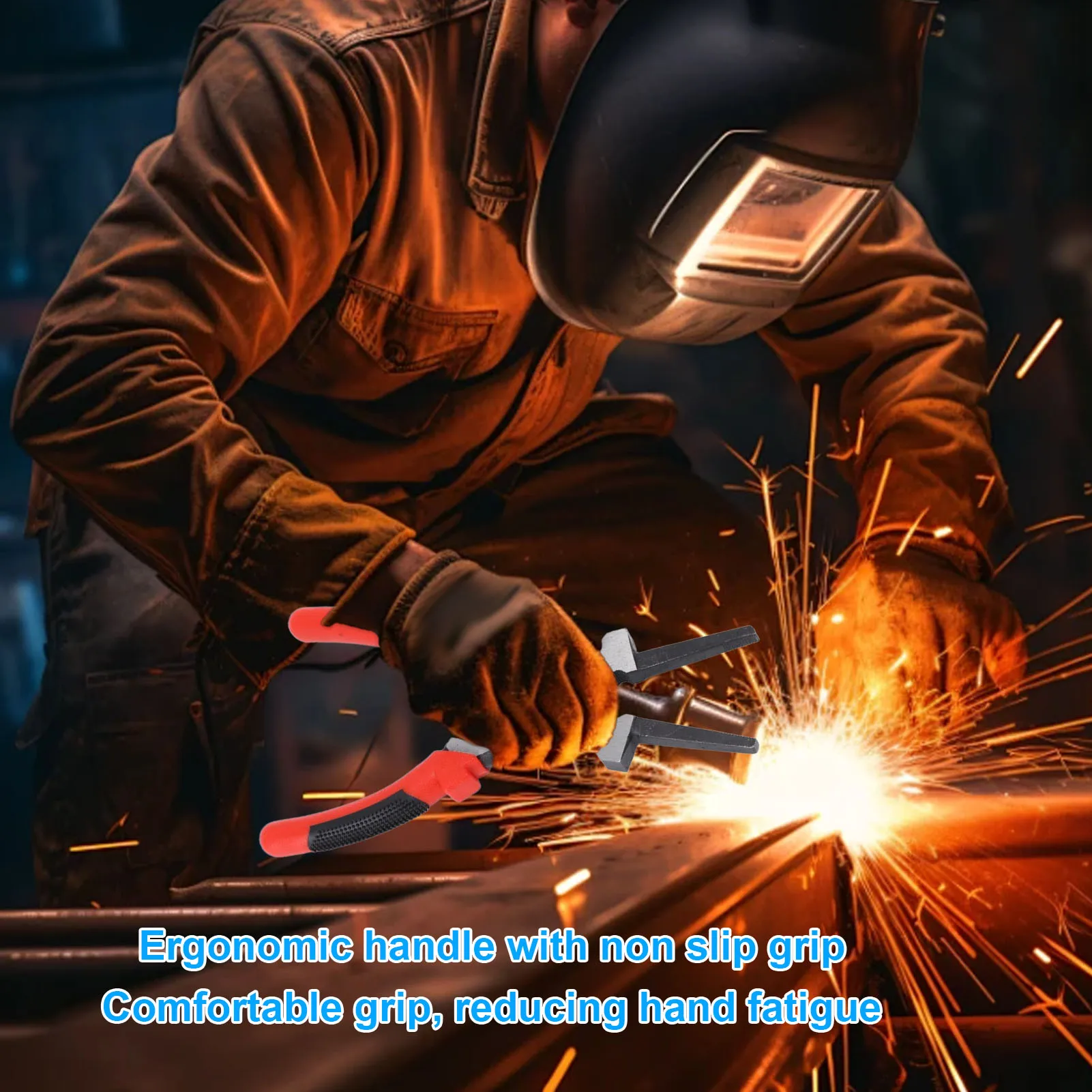 8 Polegada alicate mig multifuncional alicate de soldagem de aço carbono alto punho ergonômico antiderrapante para soldagem profissional alicate mig