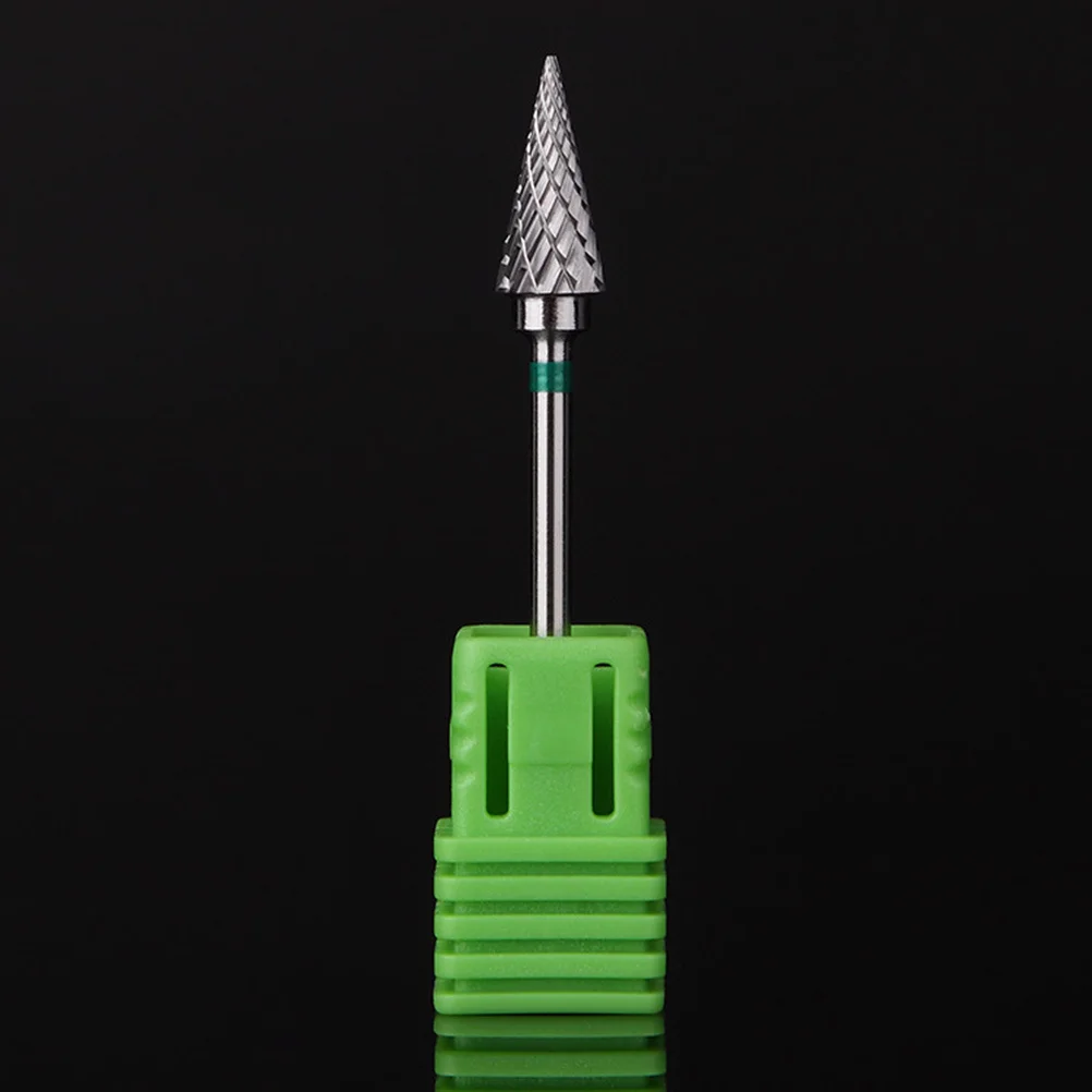 텅스텐 강철 연마 헤드 작은 원형 디자인 죽은 피부 제거용 내구성 드릴 비트 도구 네일 아트 도구 네일 파일