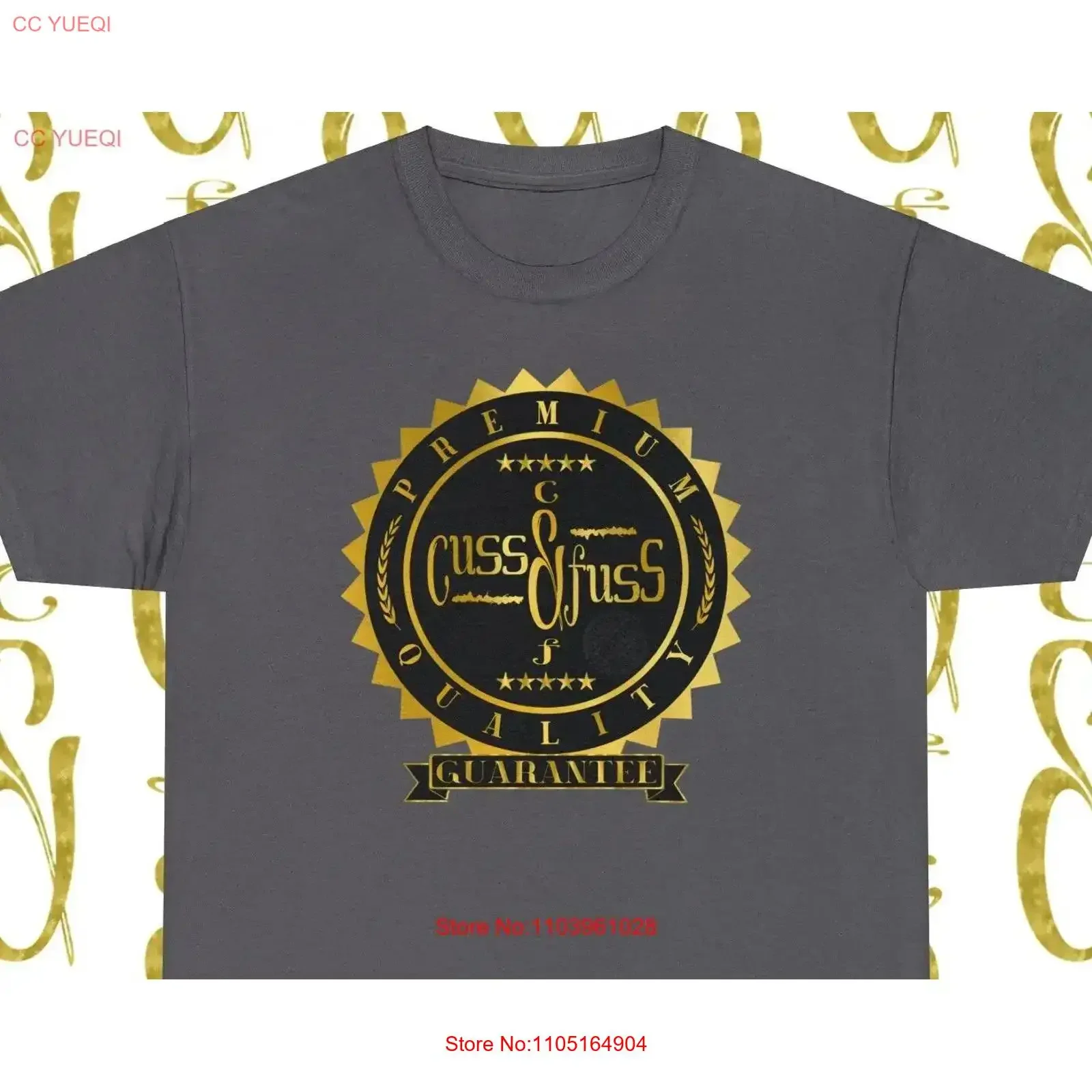 

Cuss Fuss Gold Seal Премиум Гарантия качества Сертифицированная семья и друзья Тяжелый хлопок Мягкая повседневная уличная одежда винтажная стираная одежда