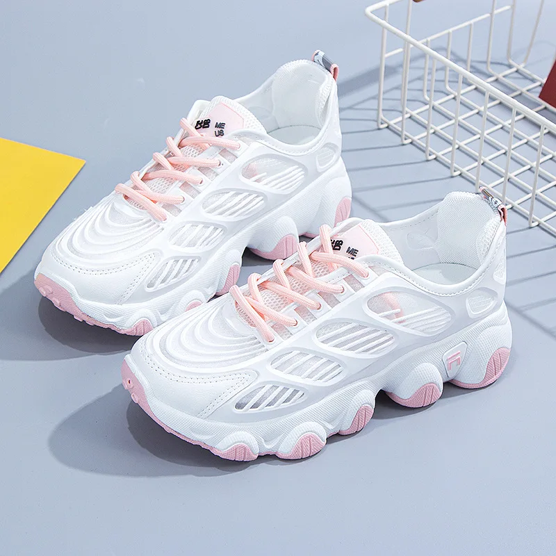 Sneakers Women All-match Air Mesh Sport Shoes Woman Fashion Sneakers Platform Shoes Breathable Running Ladies Casual Loafers