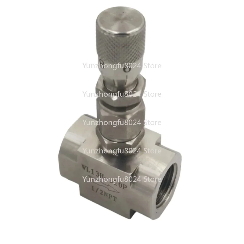 

G 1/8" 1/4" 1/2" Stainless Steel 304 Needle Valve Micro Adjustment Valve WL11H-320P Flow Regulating Valve