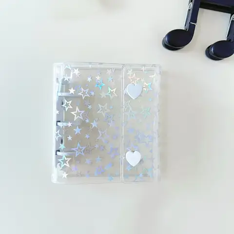 Home Decor A8 Binder Photo Album Cover 3 Holes PVC Clear Idol Card Collect Book Waterproof Kpop Photocard Holder