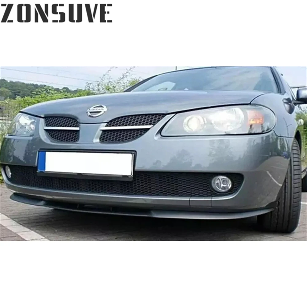 

Для Nissan Almera передний сплиттер бампер спойлер обвес комплект аксессуаров 3 шт.