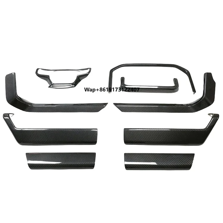 

For RAPTOR F-150 Dry Carbon Fiber Car Dashboard Decorative Stickers Interior Upgrade Kit Modification Assembly