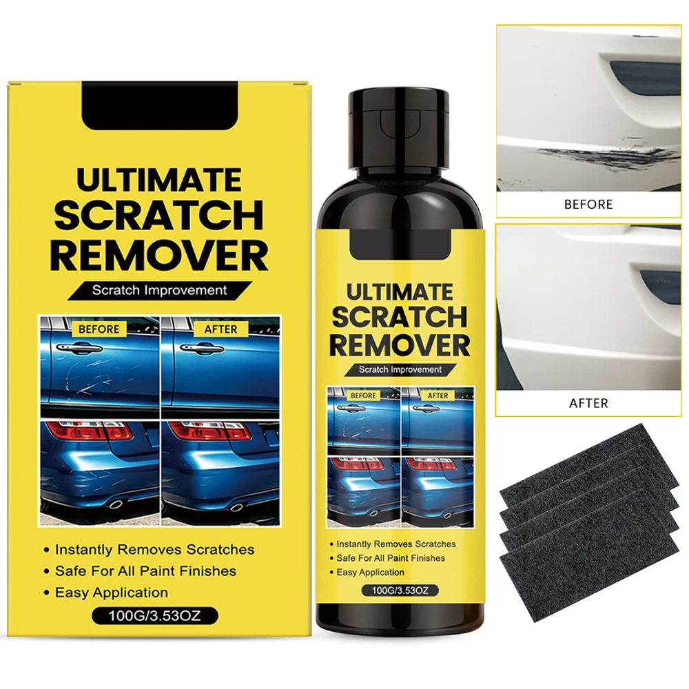 Car Scratch Care Set Body Paint Polishing Turn New Bright Effective Swirls Water Spots Removal Daily Maintenance Car Care Tool
