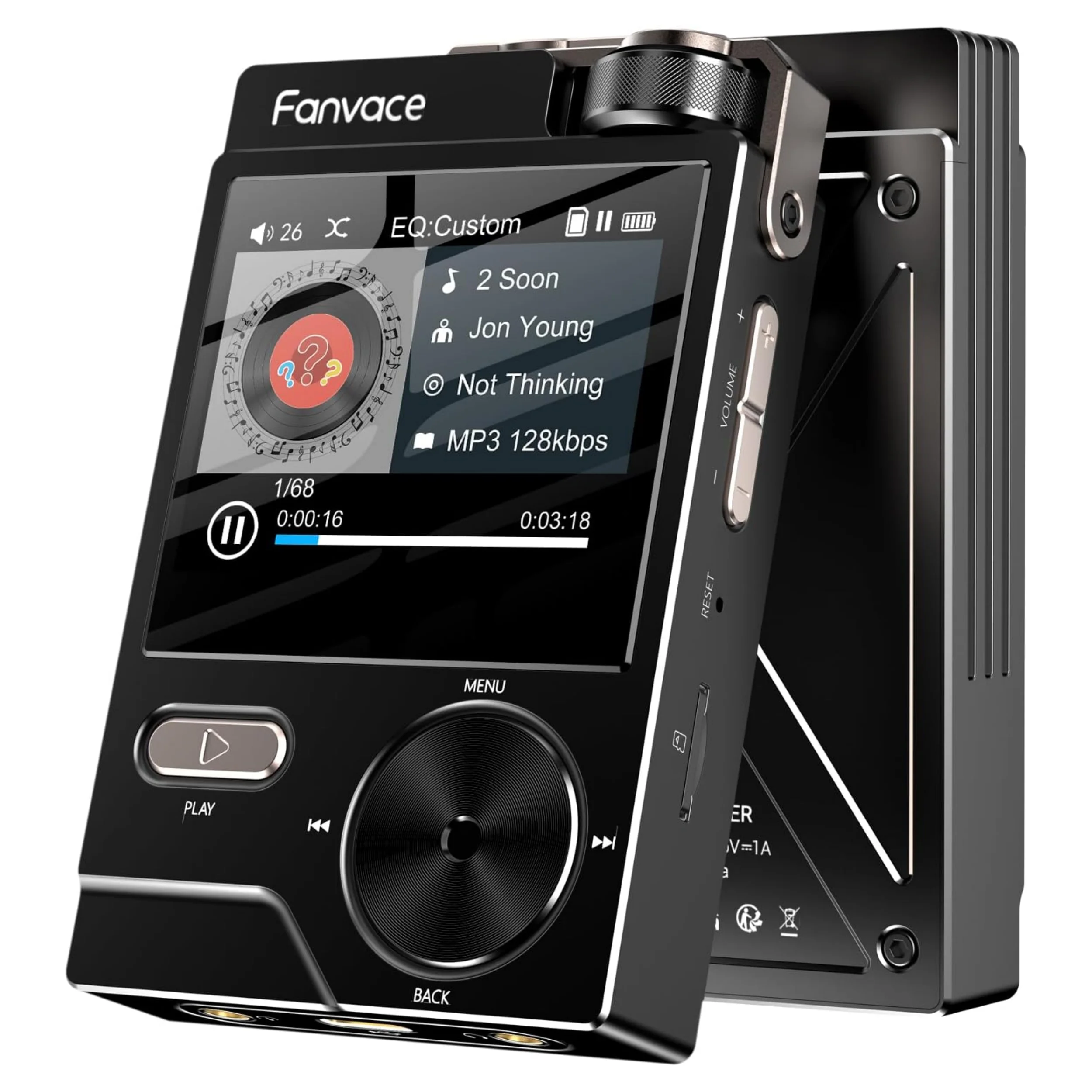 

Portable HiFi MP3 Player Lossless DSD Digital Audio Music Player High Resolution 192KHz24Bit Portable DAC FLAC Audio Player 64G